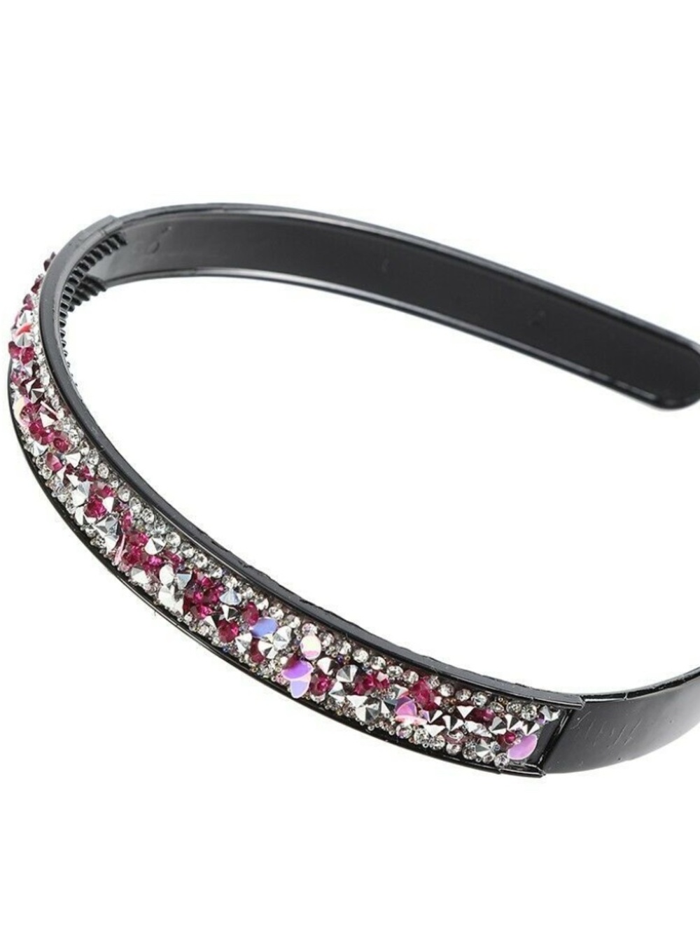 Women's Crystal Headband Colorful Hairband Hair Crown Hoop Band Accessories Prom